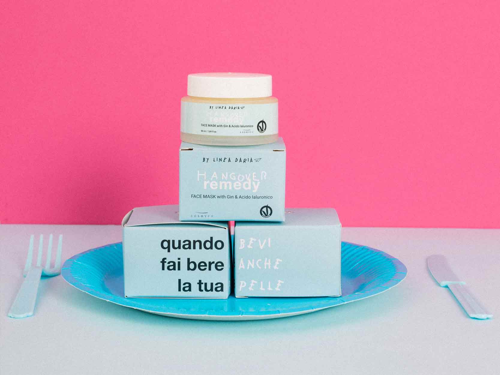 foto editoriali maschere viso post sbornia