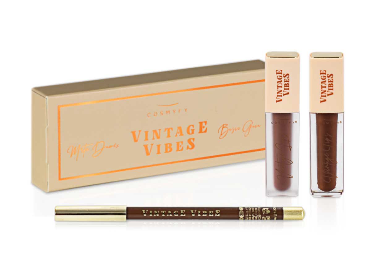 Kit labbra matita + gloss colori vintage